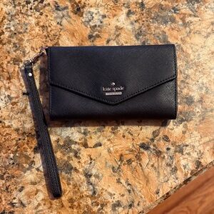 Kate Spade Black Wristlet wallet